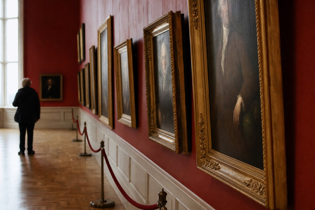 Palm-filled winter garden interior of a lesser-known Copenhagen art museum